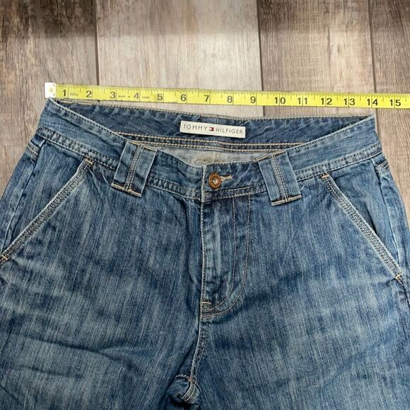 Vintage Tommy Hilfiger Retro Denim Jean Capris Size 4 - Picture 13 of 15